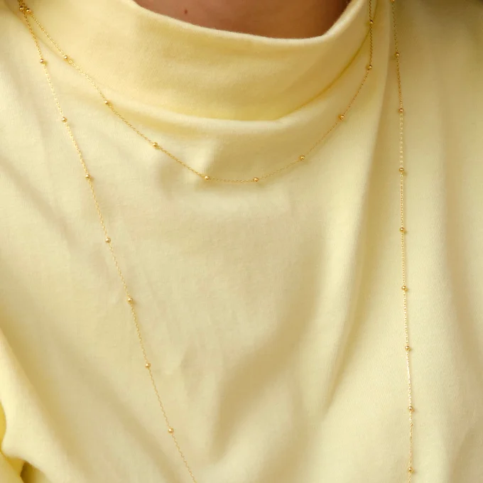 Choker Corrente Bolinhas Delicate