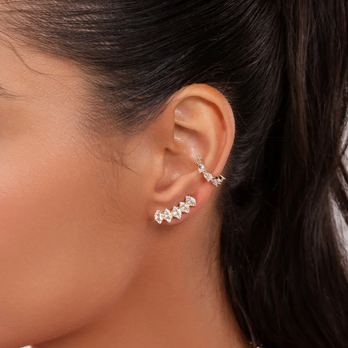 Ear Cuff Navetes Glam