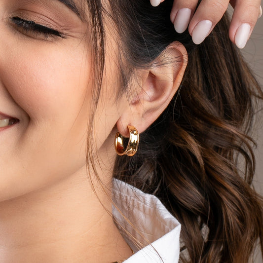 Brinco Argola Moderna Flow