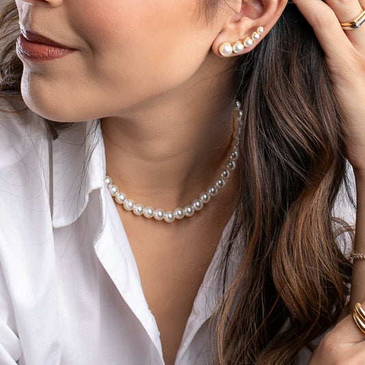 Choker Pérolas Elegance