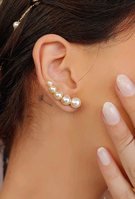 Ear Cuff Pérolas Grace