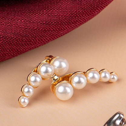 Brinco Ear Cuff de Pérolas Grace