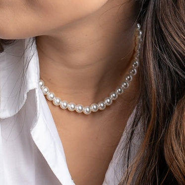 Kit Luzzir 40% OFF - Choker + Brinco Pérolas (Frete Grátis)