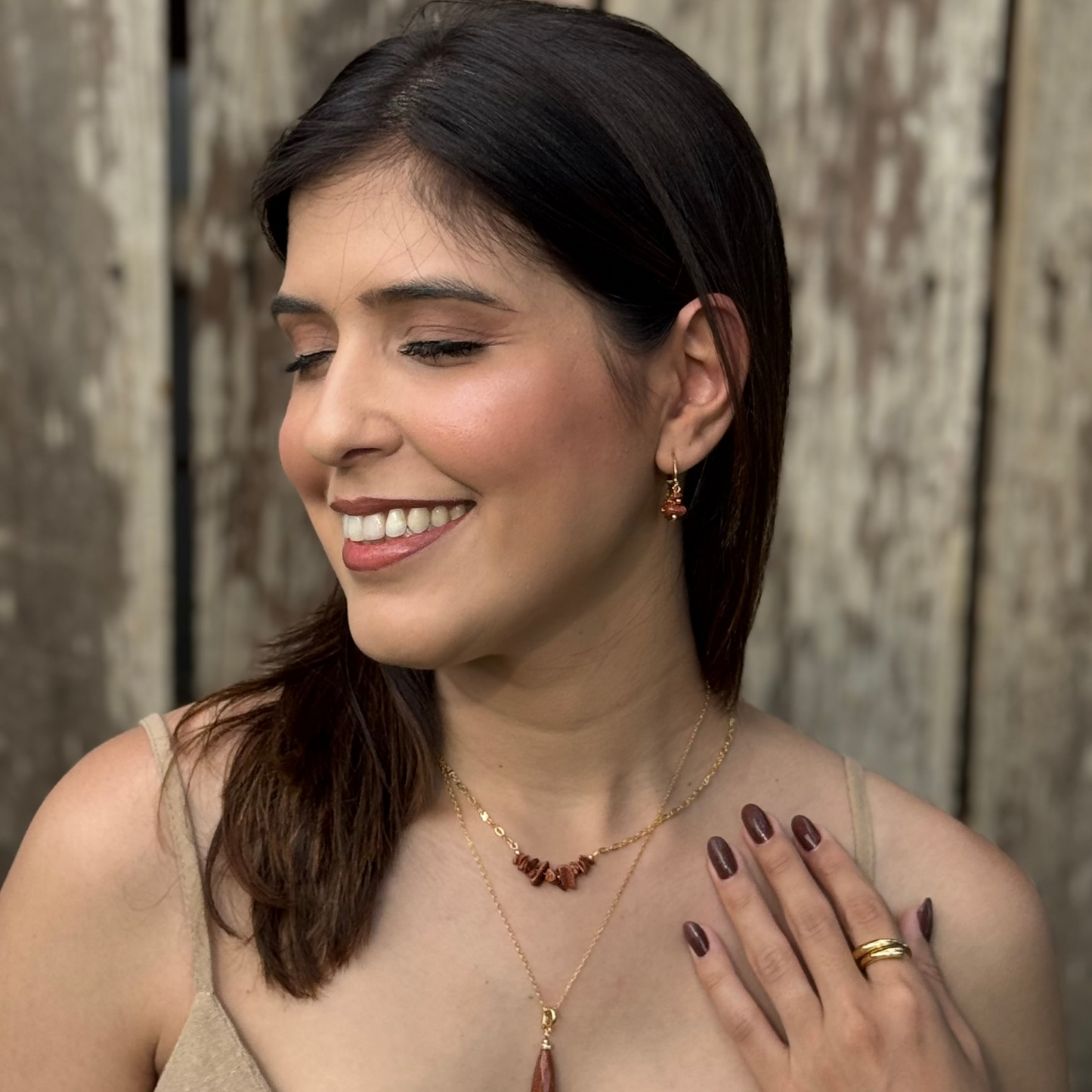 Brinco Argola Pedra do Sol