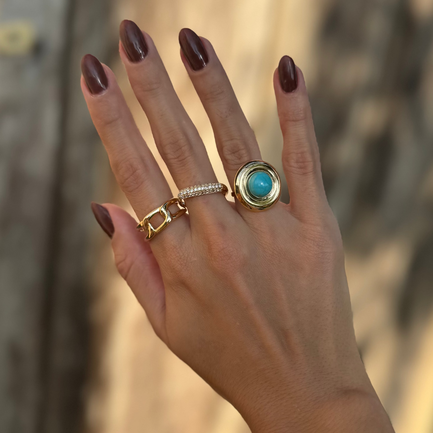 Anel Aura Turquesa